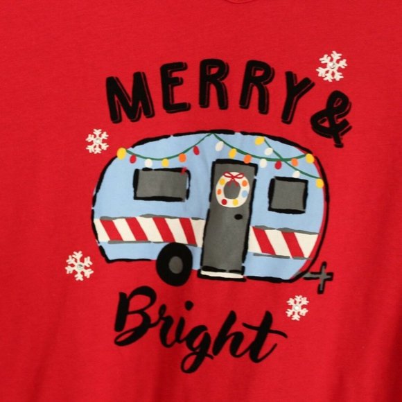 Ladies size S-M Sleepshirt RV Merry & Bright - Picture 2 of 3